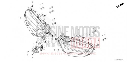 REAR COMBINATION LIGHT GL1800BDM de 2021